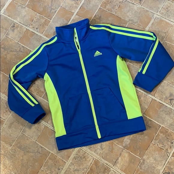 girls blue adidas jacket
